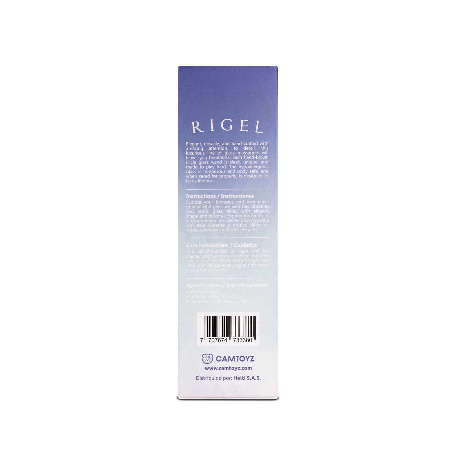 Dildo de Vidrio Rigel