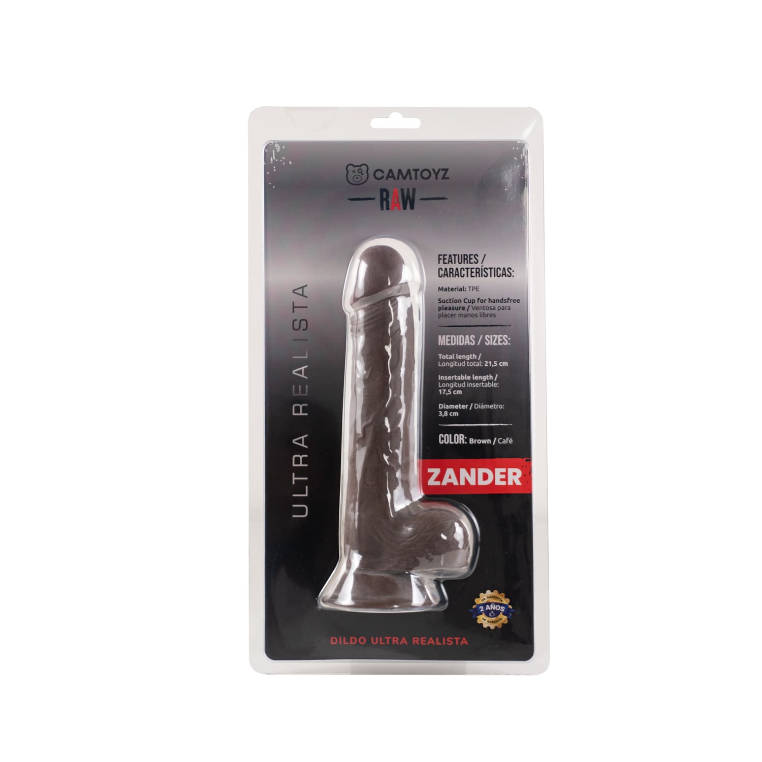 Dildo Ultra Realista Zander 21,5cm
