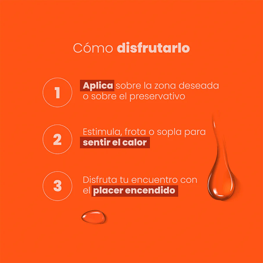 Lubricante Íntimo Caramelo Sensación Caliente x 30 ml