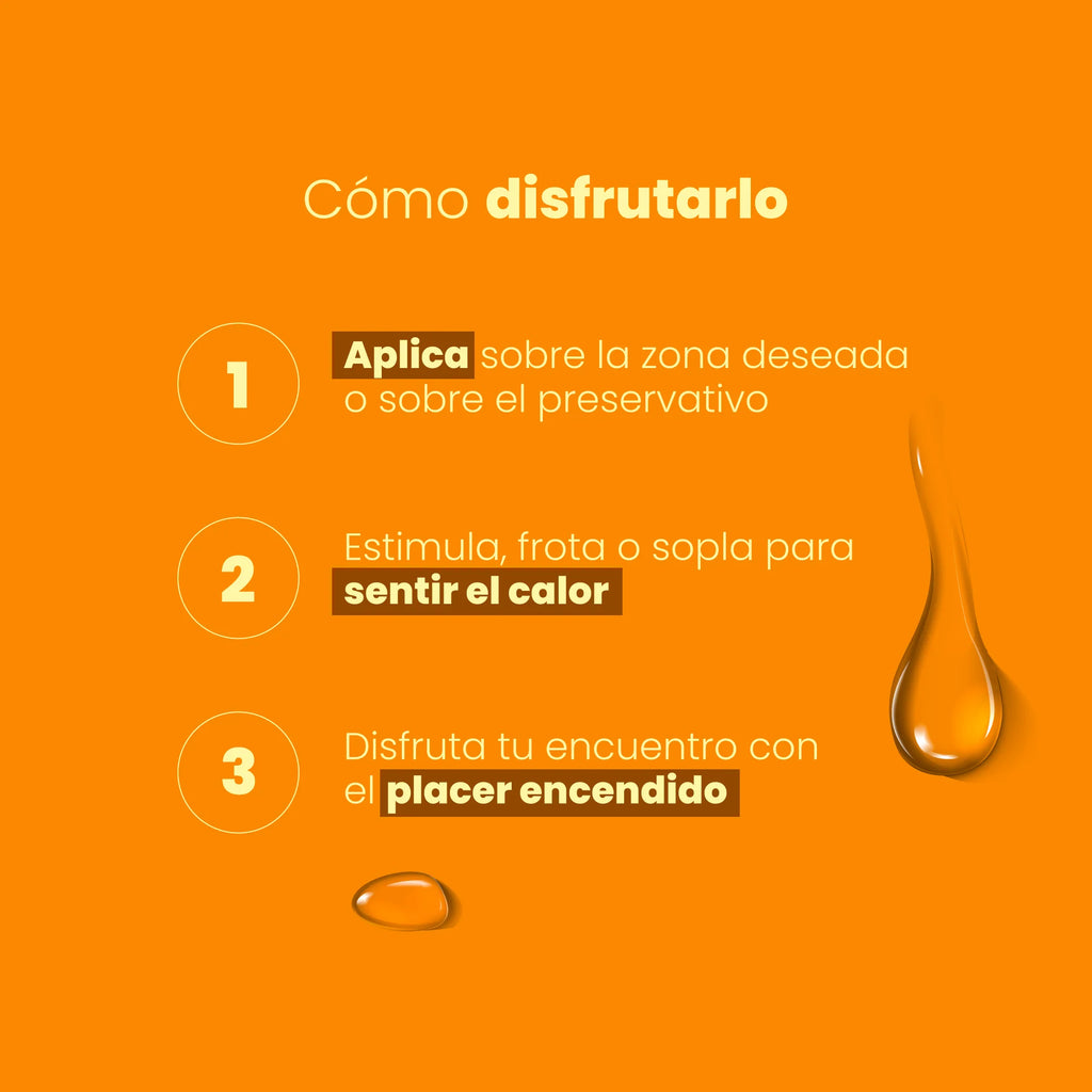 Lubricante Íntimo Caliente Passion Fruit X 30 ml Maracuyá
